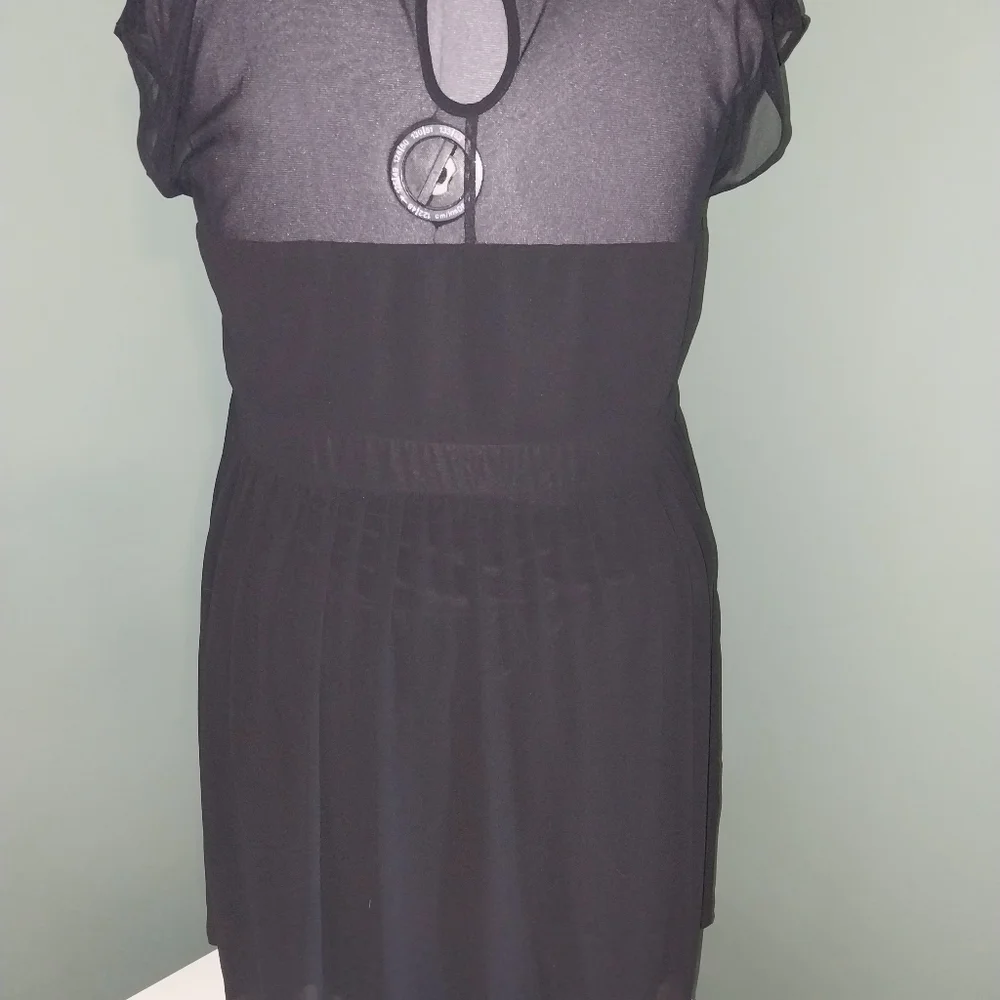 Torrid Floral Mesh Embroidered Illusion Special Occasion Dress- Size 26 - Picture 5 of 6